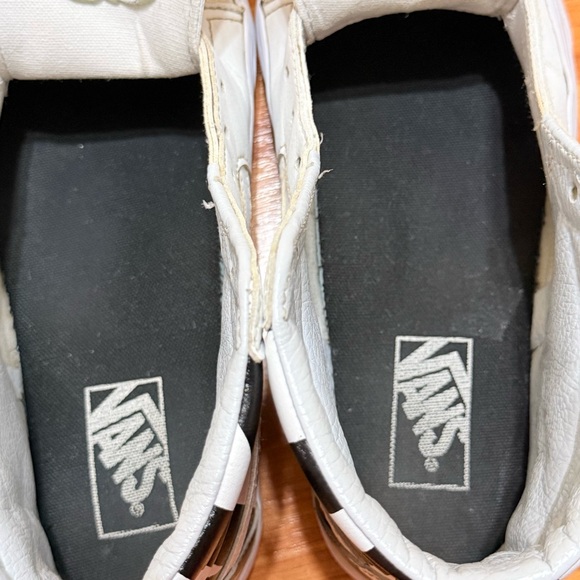 Vans White High-Top Logo Skate Shoes Men’s 7 Women’s 8.5 Great Condition - Picture 5 of 14